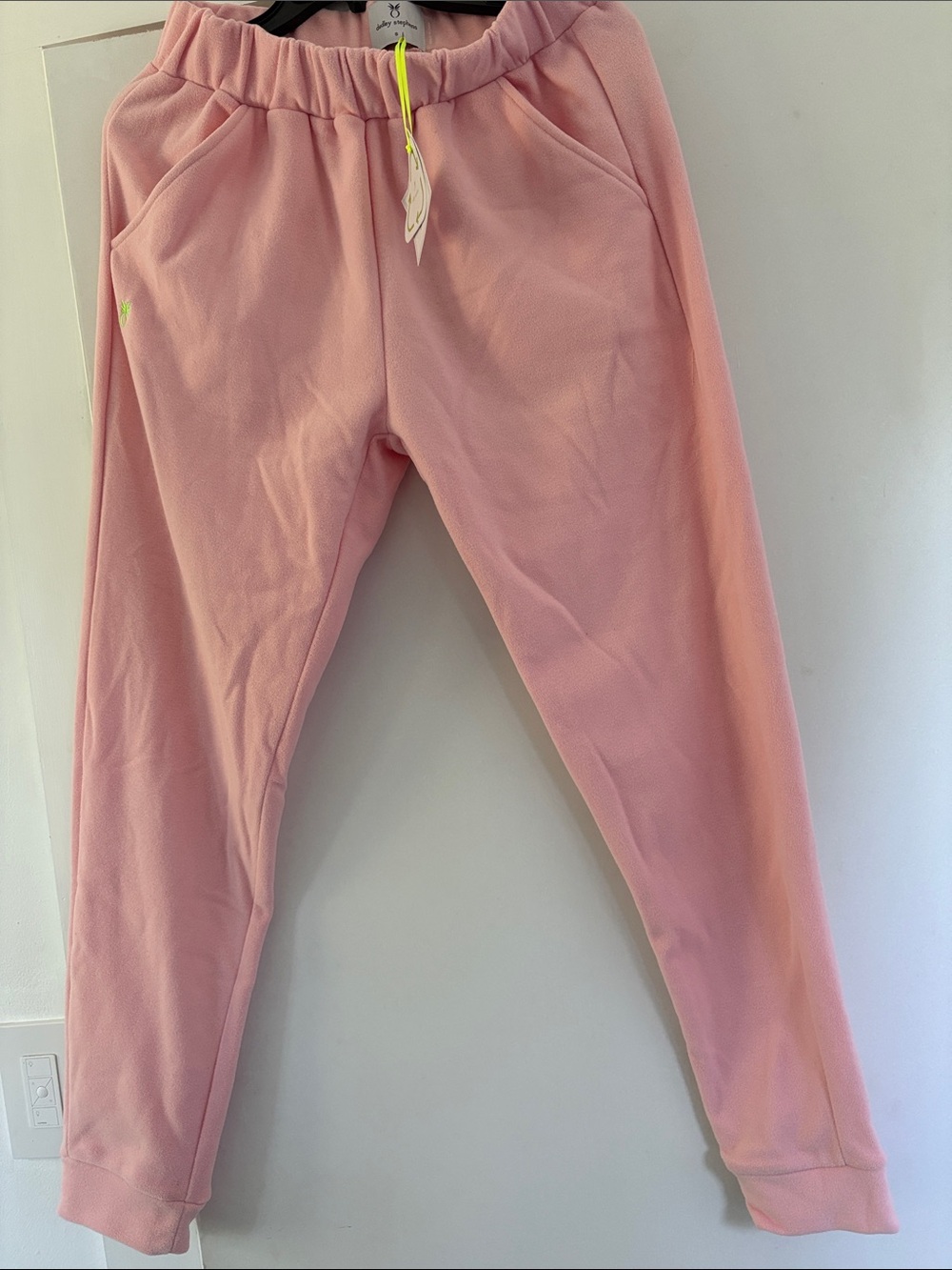 Dudley Stephens Jay Joggers Pink Elastic Waist Jogger Pants